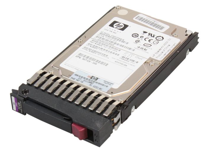 Hewlett Packard Enterprise 72GB, 2.5-inch, SCSI (SAS), 3G, Single Port, Hot-Plug, 15K rpm - W124581797