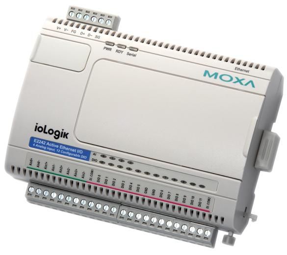 Moxa ioLOGIK ETHERNET I/O SERVER, 2 - W124419023