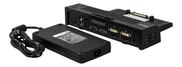 Dell Port Replicator: UK/Irish Advanced E-Port II with USB 3.0 240W AC Adapter without stand - W125119664