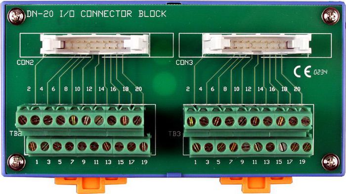 Moxa I/O Connector Block with DIN-R - W124320381