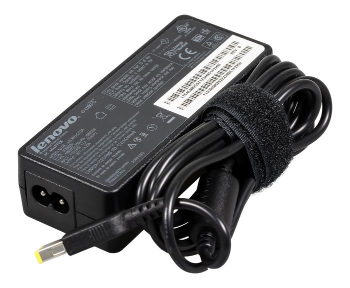 Lenovo 65W 2pin AC power adapter for ThinkPad T440s - W124484503
