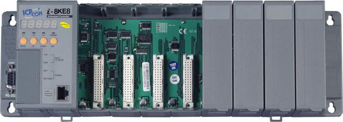 Moxa I-87K  8-slot Modbus I/O Unit with 80186-80 CPU, 1 Serial Port and 1 Ethernet Port - W124420828