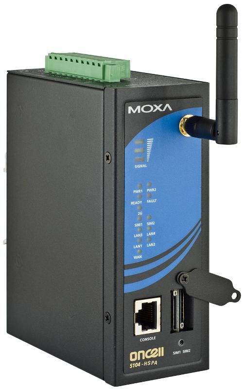 Moxa GSM/GPRS/EDGE/UMTS/HSPA Router - W124820901