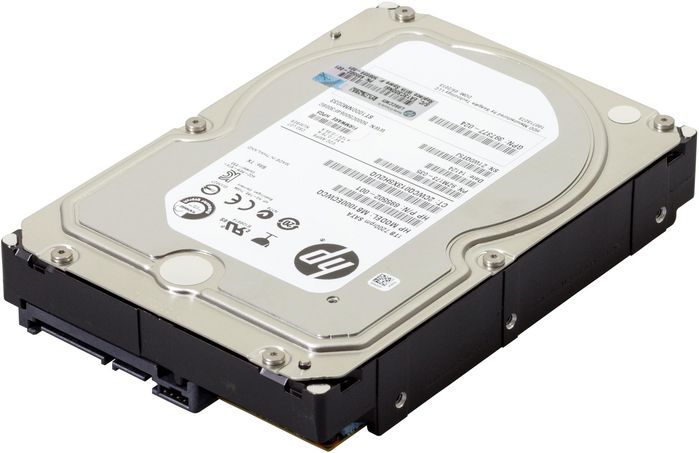 Hewlett Packard Enterprise 750GB non-hot plug Serial ATA (SATA) 3Gbps hard drive - W124385123