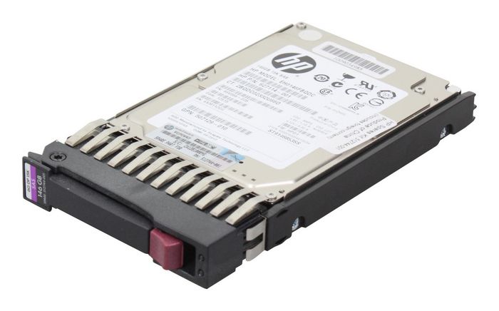 Hewlett Packard Enterprise 146GB hot-plug dual-port Serial Attached SCSI (SAS) hard drive - 15,000 RPM, 6Gb/sec transfer rate, 2.5-inch small form factor (SFF) - W125281377