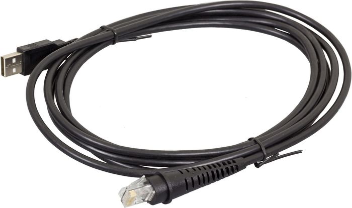 Honeywell USB cable, Type A, 2.9m, Straight, Host power, Black - W124981820
