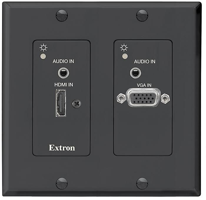 Extron Long Distance Two Input DTP Transmitter for HDMI and VGA with Audio Embedding - Decorator-Style Wall - W125489276
