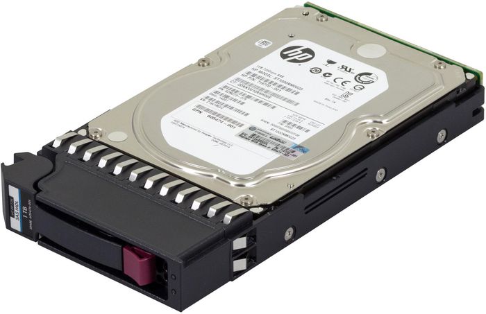 Hewlett Packard Enterprise 1TB SAS hard drive - 7.200 RPM, 3.5-inch Large Form Factor (LFF) - W124827101