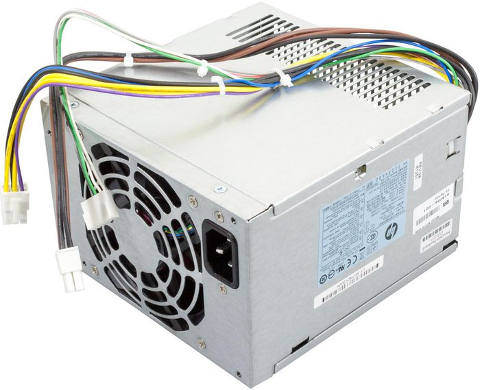 HP Power supply unit (PSU) - Four 12VDC output connections, 320-Watts total power - For Convertible Microtower (CMT) series (EPA 90%) - W124871773