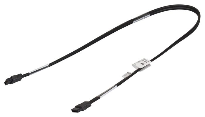 HP SATA hard drive data cable - Has 2 straight ends, length is 483mm (19-in) long - W124327855
