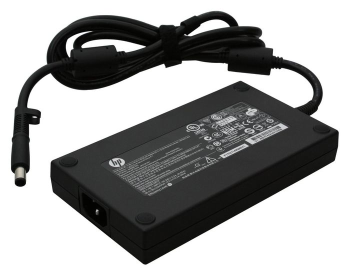 HP AC Smart power adapter (135 watt) - 100-240VAC input, 47-63Hz - 19.0VDC output, 135 watts - Requires separate 3-wire AC power cord with C5 connector - W124711626