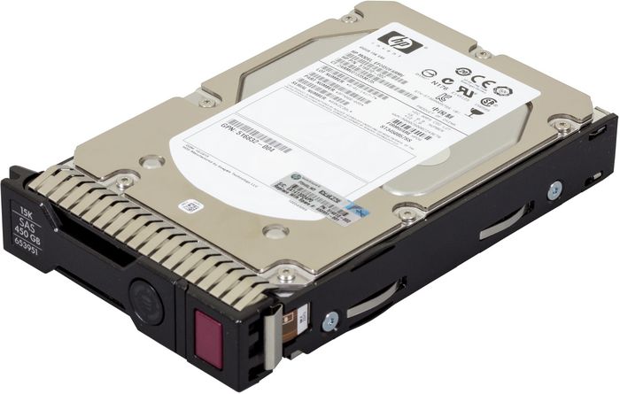 Hewlett Packard Enterprise 450GB hot-plug dual-port SAS hard disk drive - 15,000 RPM, 6Gb/sec transfer rate, 3.5-inch large form factor (LFF), Enterprise, SmartDrive Carrier (SC) - Not for use in MSA products - W124772037