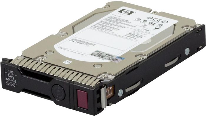 Hewlett Packard Enterprise 600GB SAS hard disk drive - 15,000 RPM, 6Gb per second transfer rate, 3.5-inch large form factor (LFF), Enterprise, SmartDrive carrier (SC), hot-plug, dual-port (DP) - W125171705