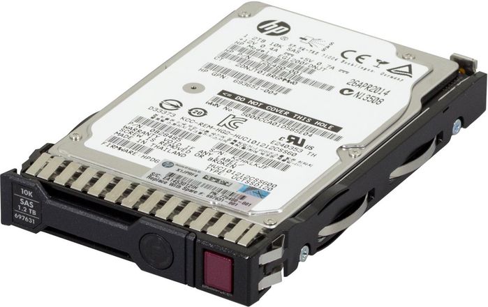 Hewlett Packard Enterprise 1.2TB hot-plug SAS hard disk drive - 10,000 RPM, 6Gb/sec transfer rate, 2.5-inch small form factor (SFF), Enterprise, SmartDrive Carrier (SC) - W125308168