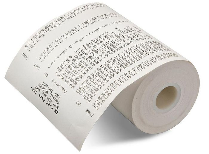 Honeywell Top-coated Direct Thermal Receipt Paper, Core Diam 10/57 mm, Width 111,8 mm x Length 40,23 Meters, Continues material, 50 rolls per box. Recommended for MicroFlash 4te, PrintPAD & RP4. Non returnable item. - W125191079