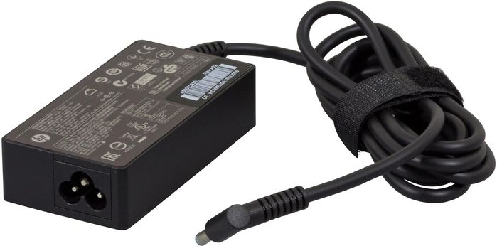HP Smart AC power adapter 45W, 4.5mm barrel connector (Power Cord not Included) - W124533716