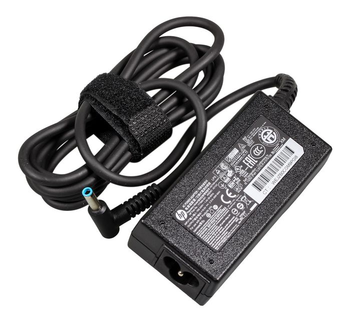 HP Smart AC power adapter 45W, 4.5mm barrel connector (Power Cord not Included) - W125133879