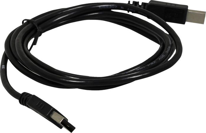 HP Universal Serial Bus (USB) interface cable (Black) - Type 'A' connector to type 'B' connector - 1.83m (6.0ft) long - W125134773