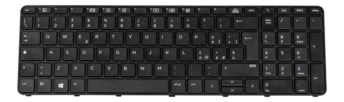 HP Keyboard (Italy), Black - W124935408