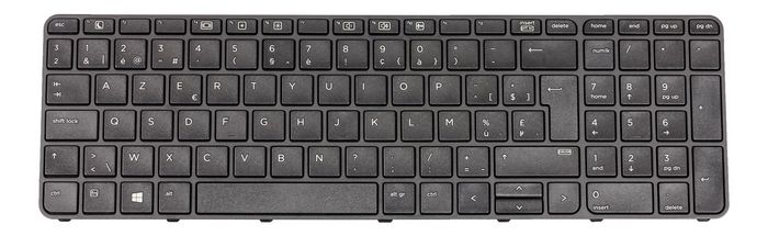 HP Keyboard (Belgian), Black - W125035459