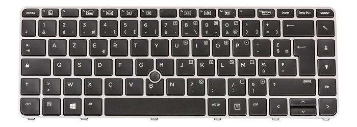 HP Backlit keyboard assembly (France) - W125091163