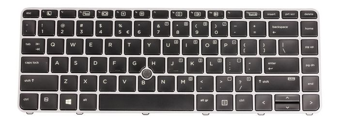 HP Backlit keyboard assembly (Netherlands) - W124935650