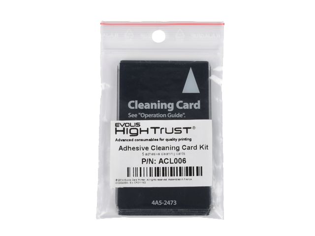 Evolis ACL006 Adhesive Cleaning Card - W124745097