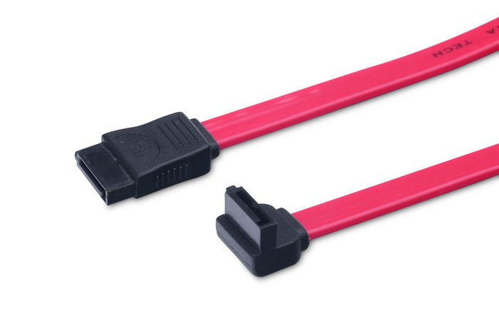 Digitus SATA connection cable, L-type F/F, 0.5m, 90ø l-angled - straight, SATAII/III, re - W125414593
