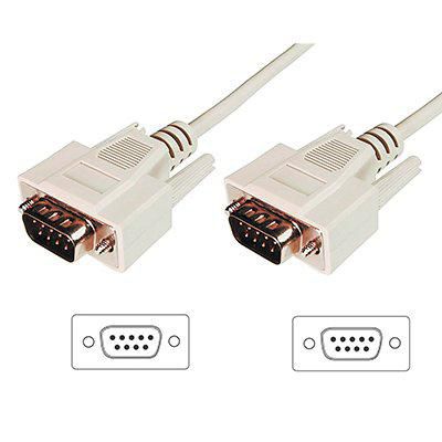 Digitus Datatransfer connection cable, D-Sub9 M/M, 2.0m, serial, molded, be - W125486192