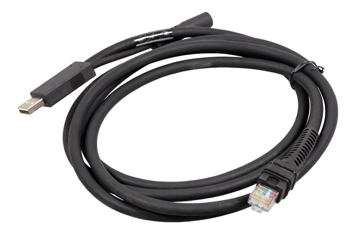 Zebra CBA-U42-S07PAR - Shielded USB: Series A connector, 7ft. (2.8m), straight (supports 12V power supply) - W125146883
