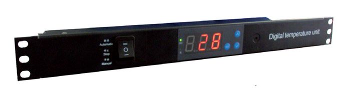 MicroConnect Panel con termostato digital 1 9" de 1HU - W125453739