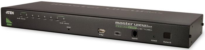 CS1708A-AT-G, Aten 8-Port USB - PS/2 VGA KVM Switch with USB