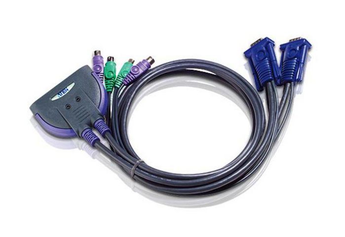 Aten CS62S 2-Port Cable KVM Switch - W125289013
