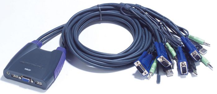 Aten 4 port Cable Integrated USB - W125415439