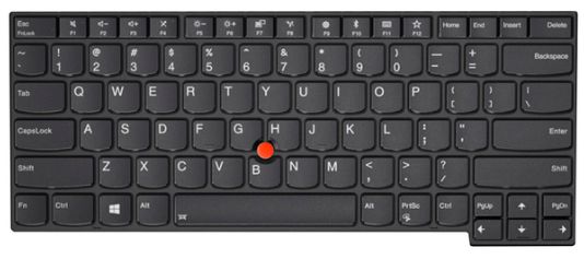 Lenovo Keyboard for Lenovo Thinkpad T480s/E480/L480 Notebook - W125051326