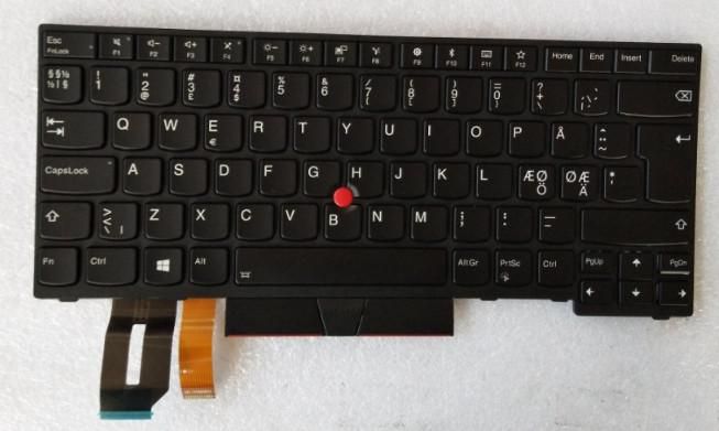 Lenovo Keyboard for Lenovo Thinkpad T480s/E480/L480 Notebook - W124651490