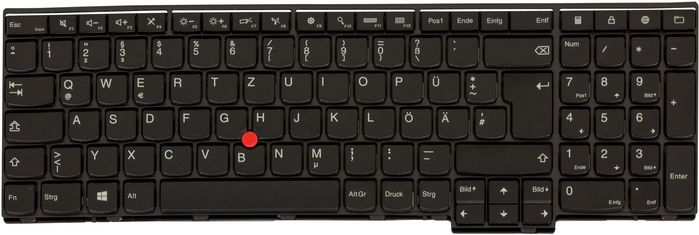 Lenovo Keyboard (German), Black - W125251905