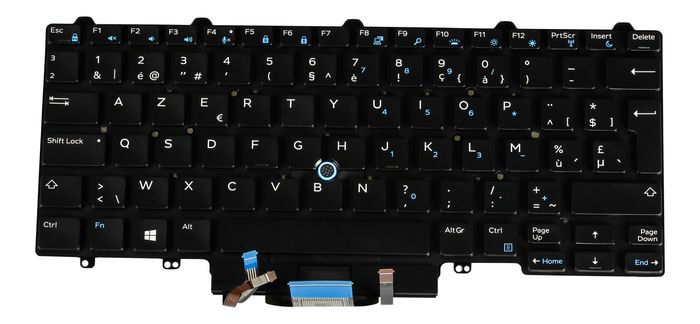 Dell Keyboard, Belgian, 83 Keys, Backlit, M14ISFBP - W124456166