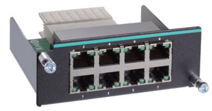 Moxa Fast Ethernet modules for IKS-6726A-2GTXSFP/6728A-4GTXSFP/6728A-8PoE-4GTXSFP modular managed switches - W125220906