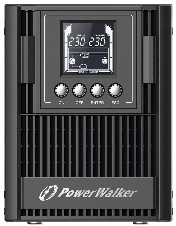 PowerWalker 1 kVA, 900W, 80-300V, 40/70VHz, 140x329x191mm, 14.5kg, Black - W125656263