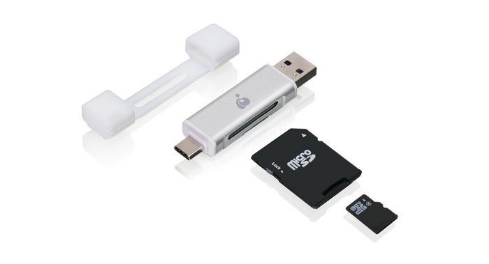 IOGEAR USB-C Duo Card Reader/Writer - W125660581
