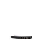 Cisco SB 24 10/100 PoE+ ports, 2 Gigabit copper/SFP combo + 2 SFP ports, - W125439260