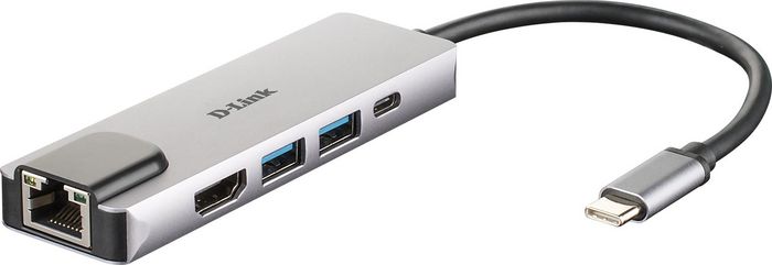 D-Link 2xUSB 3.0, HDMI/USB-C/RJ-45, Gigabit Ethernet, 103x31x11mm, 49g - W125662929