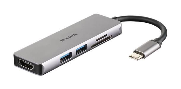 D-Link 2xUSB 3.0, HDMI 1.4, 4K UHD, 5 Gbit/s, 96x29x9mm, 42g - W125662930