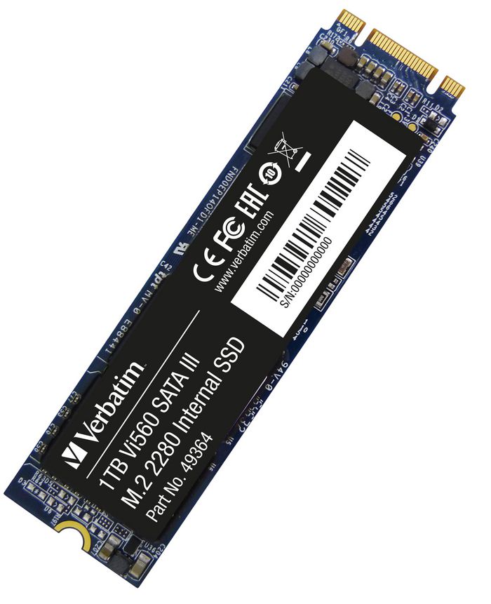 Verbatim Vi560 SSD Interne SATA III M.2 1TB - W125660296