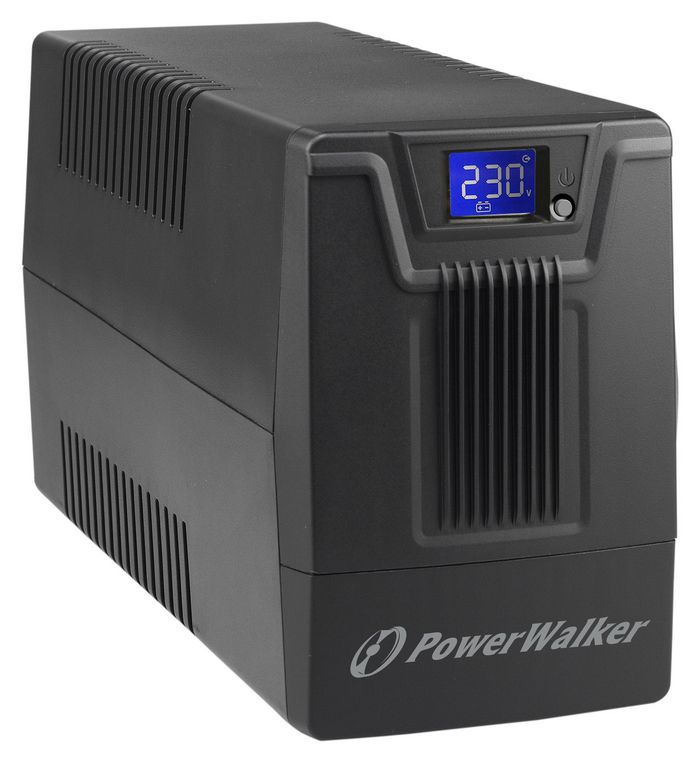 PowerWalker Line-Interactive, 600VA-360W, 162-290VAC, 50Hz - 60Hz, 2-6ms - W124996867