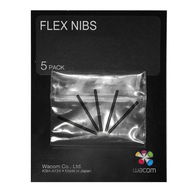 Wacom 5 flex pen nibs black for Intuos4 - W125314634