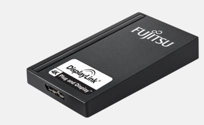 Fujitsu USB 3.0 - DisplayPort adapter, 3840 x 2160 - W124774420