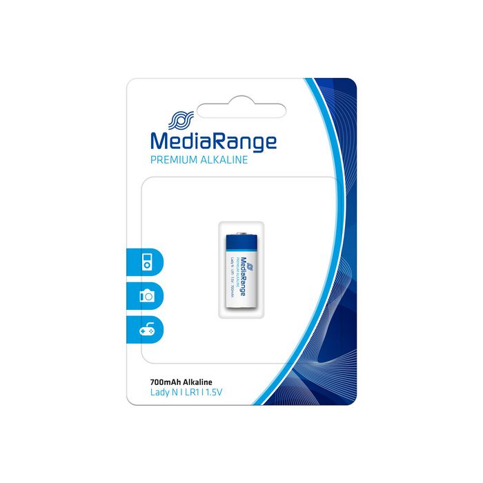 MediaRange MediaRange Premium Alkaline Battery, Lady N|LR1|1.5V - W125164137