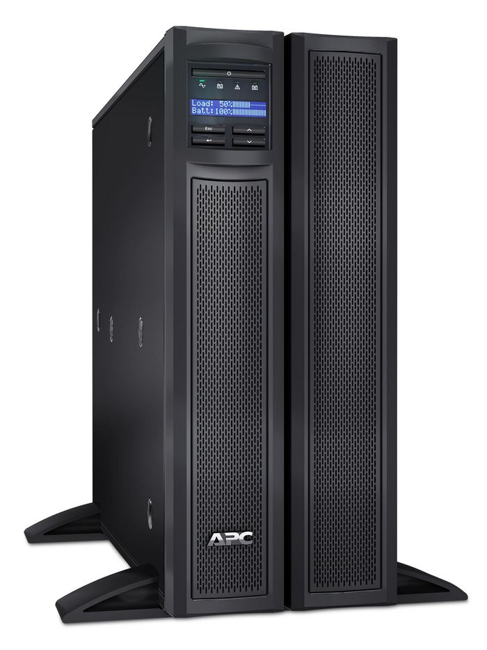 APC Smart-UPS X 3000VA - LCD, 200-240V, 2700 W, 230V, 5% THD, SmartSlot, LED, 645 J, 4U, 38.64kg - W125074624